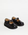 Aurora Black Patent Girls Kids Shoe
