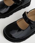 Aurora Black Patent Girls Kids Shoe