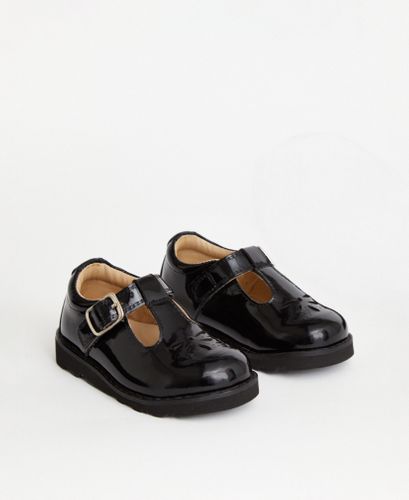 Luna Black Patent Girls Kids Shoe
