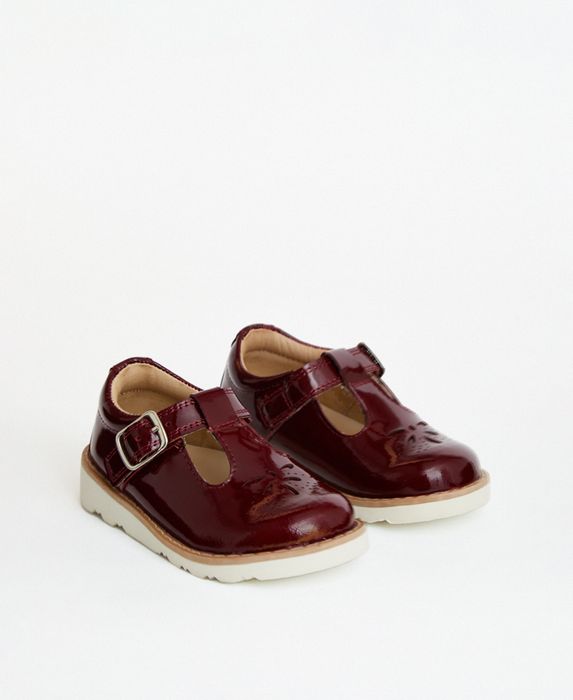 Luna Red Patent Girls Kids Shoe
