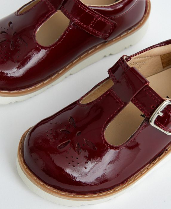Luna Red Patent Girls Kids Shoe