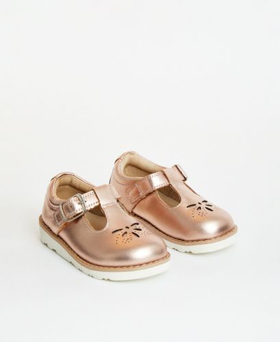 Luna Rose Gold Metallic Girls Kids Shoe