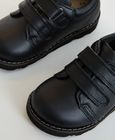 Comet Black Leather Boys Kids Shoe