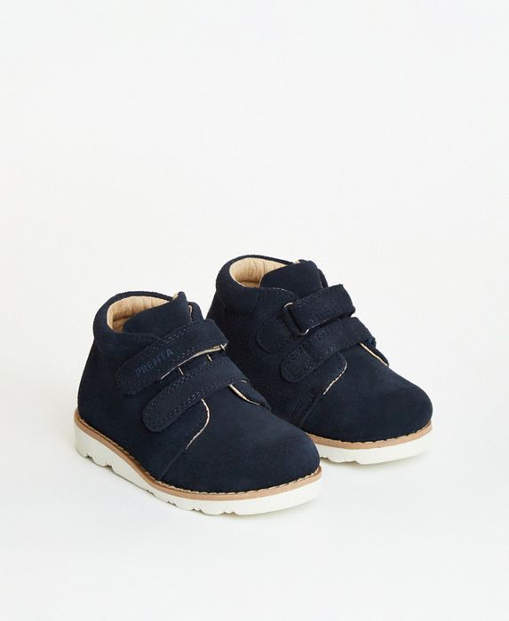 Orion Navy Suede Kids Boot