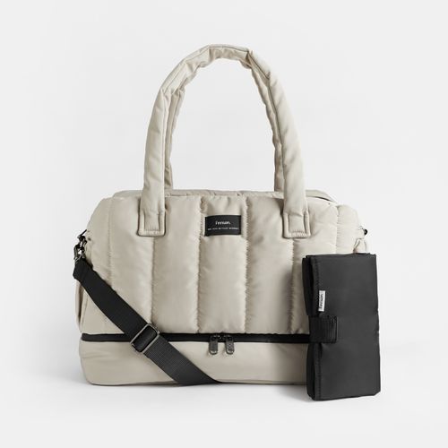 INNES Eco changing holdall with changing mat Taupe £150