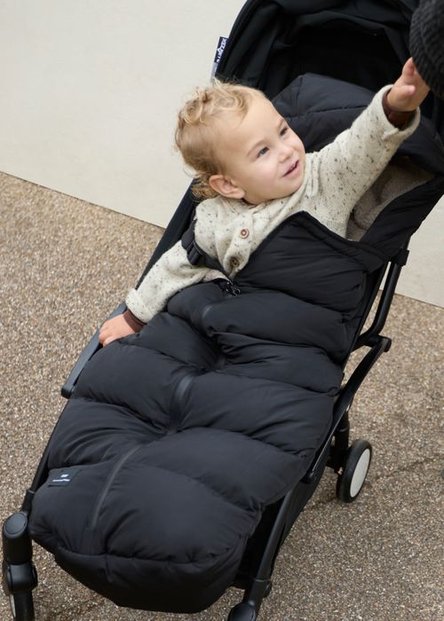 ALMA Eco Universal quilted footmuff Black £129