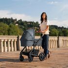Joie Chrome Deluxe Travel System Bundle with 2-in-1 Seat and R129 Car Seat Moonlight