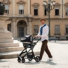 Panorama XTi by Babylo Travel System Bundle with 2-in-1 Seat and R129 Car Seat Almond