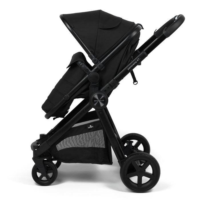 Panorama XTi by Babylo Travel System Bundle with 2-in-1 Seat and R129 Car Seat Onyx Black