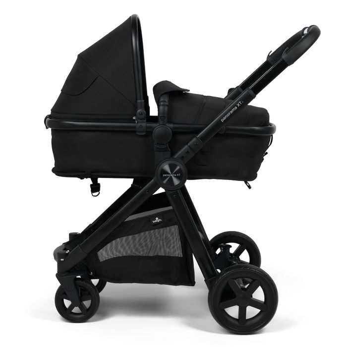 Panorama XTi by Babylo Travel System Bundle with 2-in-1 Seat and R129 Car Seat Onyx Black
