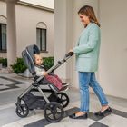Zummi Zenith Travel System Bundle 3-in-1 with R129 Car Seat Pebble