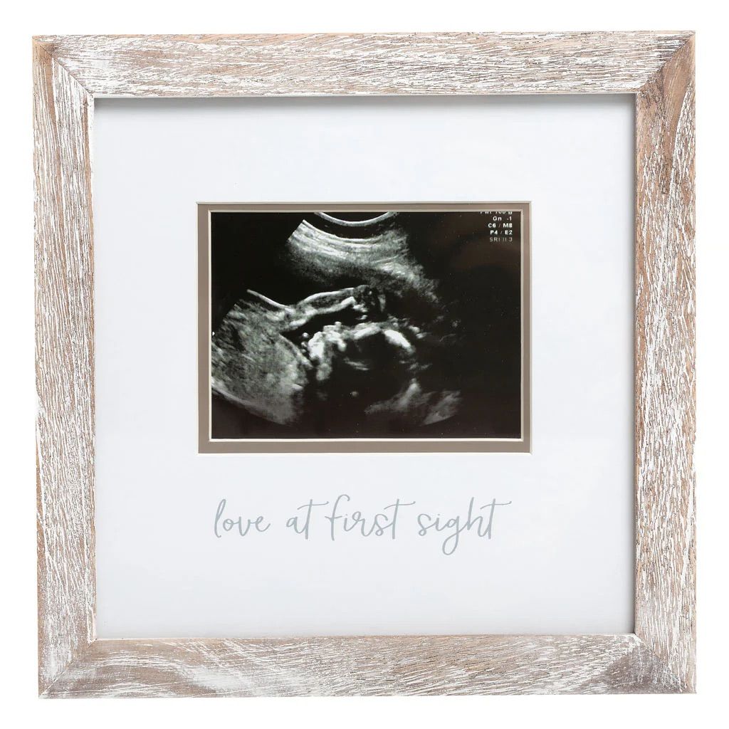 rustic sonogram frame