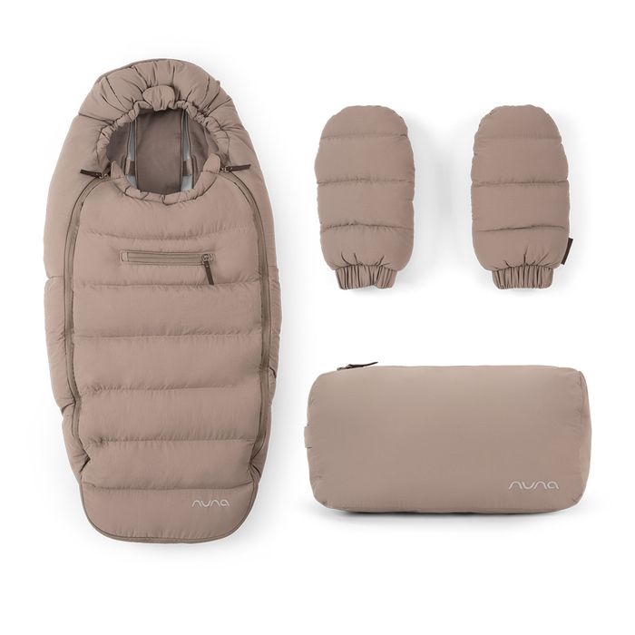 Winter Stroller Set - Caviar, Cedar, Biscotti