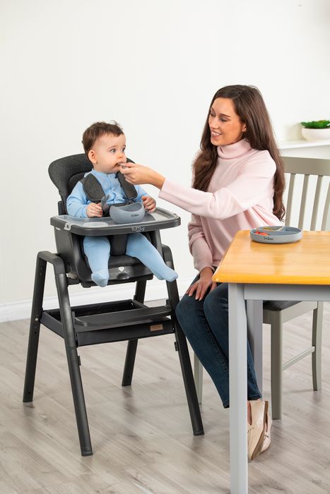 Tutti Bambini Nova High Chair and Rocker Set Grey