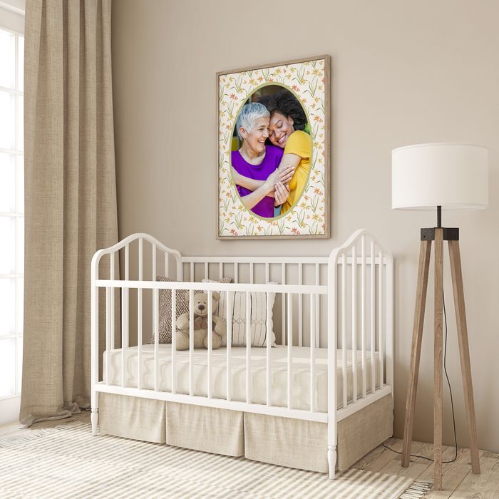 Floral Picture Frame Mount Board