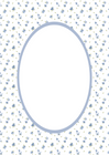 Floral Picture Frame Mount Board