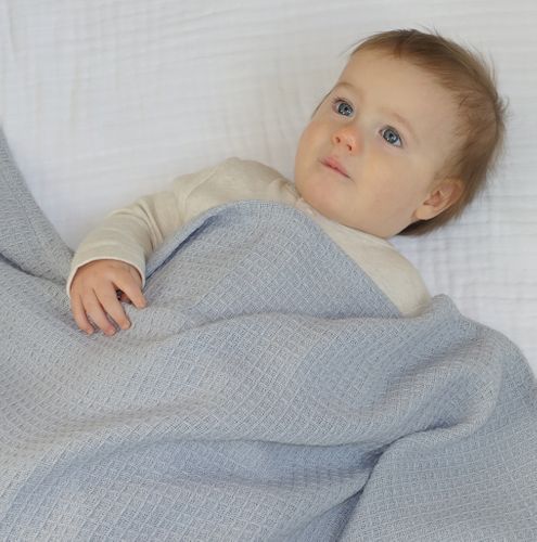 MuslinZ Waffle Cotton Cellular Blanket