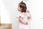 Arabella Blossom Frill Sleeve Dress