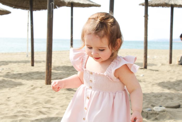 Arabella Blossom Frill Sleeve Dress