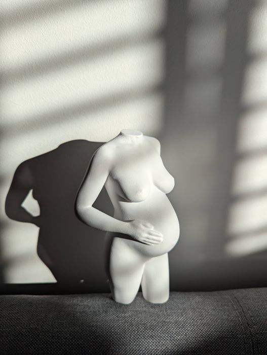 Sculpture in chalk