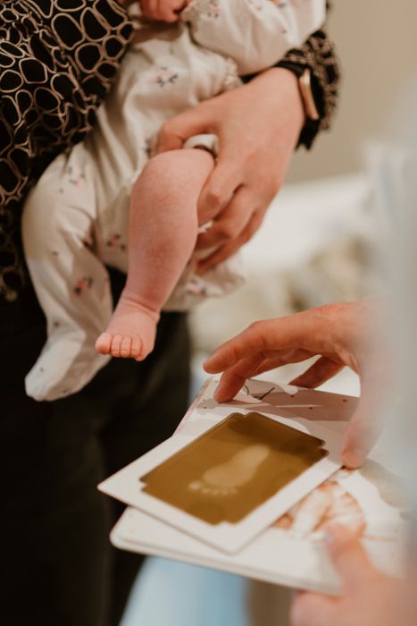 Baby Hand & Footprint Ink Pads (Clean Touch, Mess Free)