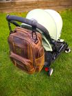 Raefin Leather Dad Backpack