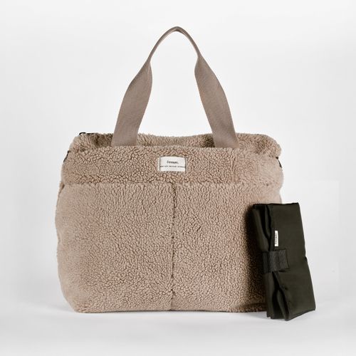 SIGRID Eco Changing Bag with Changing Mat - Beige