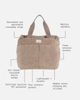 SIGRID Eco Changing Bag with Changing Mat - Beige