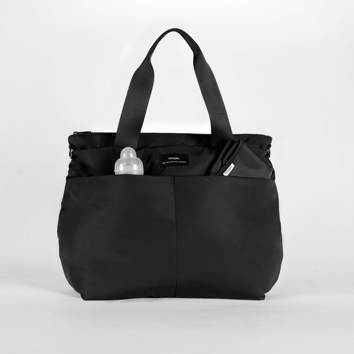 SIGRID Eco Changing Bag with Changing Mat - Black