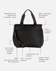 SIGRID Eco Changing Bag with Changing Mat - Black
