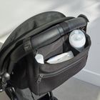 ODIN Eco Stroller Caddy with built in stroller clips - black