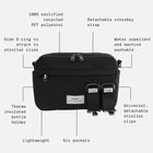 FRIDA Eco Stroller Organiser with Stroller Clips - Taupe