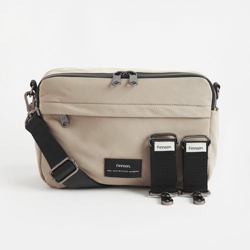FRIDA Eco Stroller Organiser with Stroller Clips - Taupe