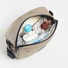FRIDA Eco Stroller Organiser with Stroller Clips - Taupe