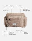 FREYA Eco Oversized Stroller Organiser with Stroller Clips - Beige