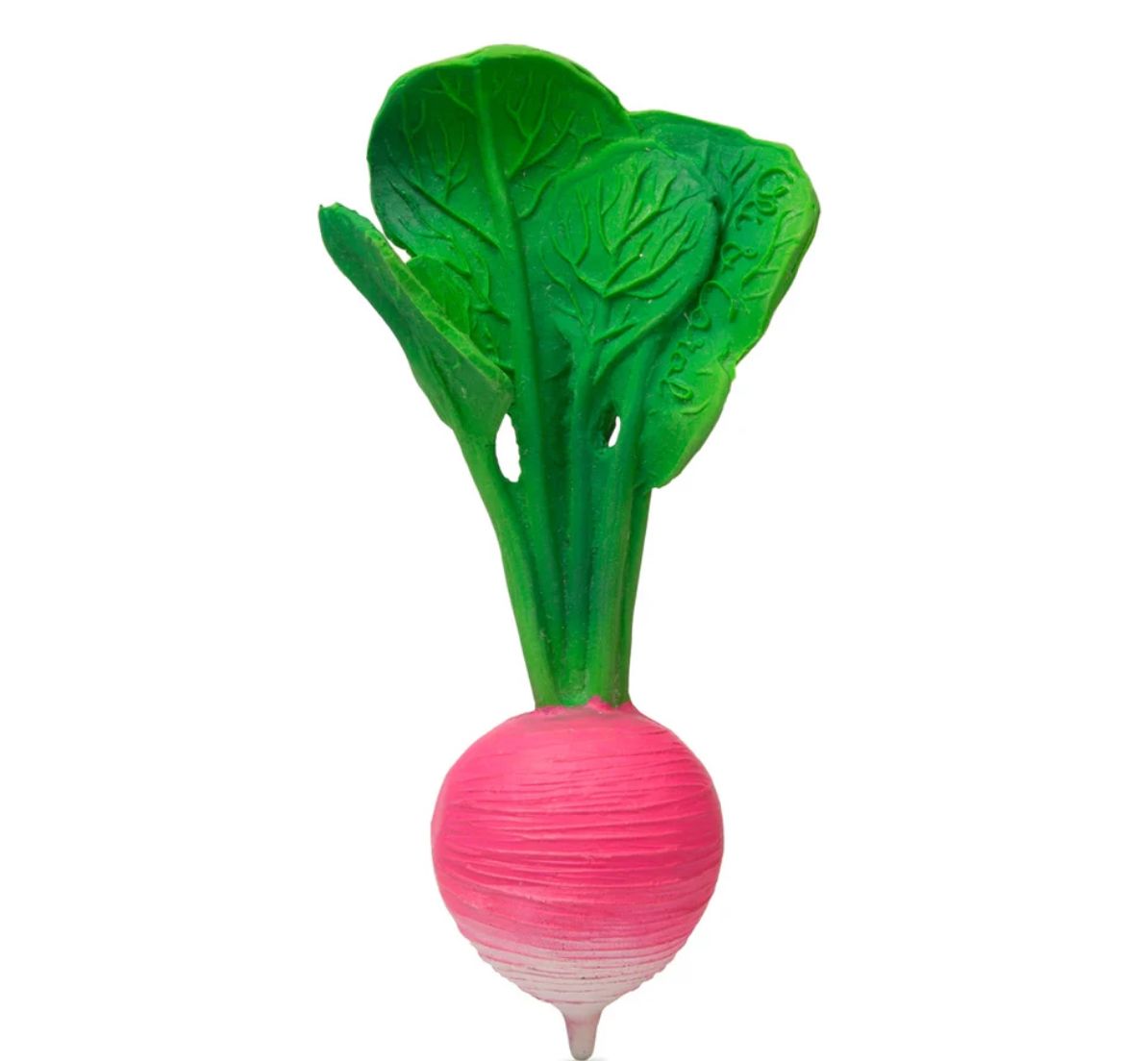 Natural rubber teething toy