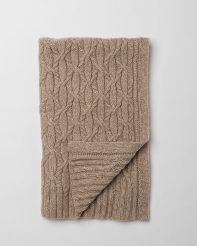Eternal Cable Cashmere Blanket
