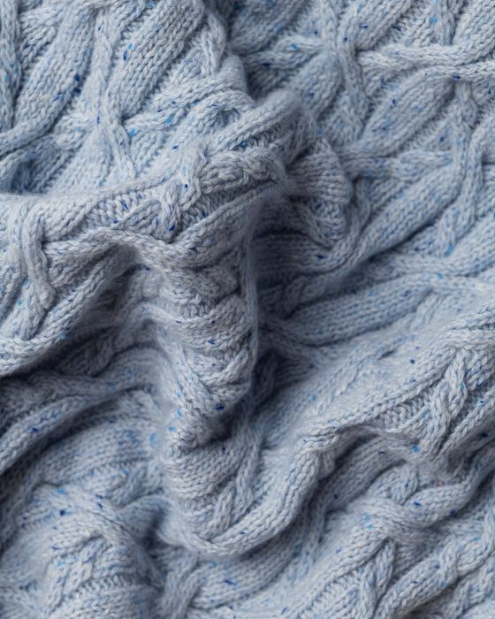 Eternal Cable Cashmere Blanket