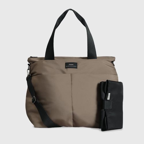 SIGRID Eco Changing Bag with Changing Mat - Mocha