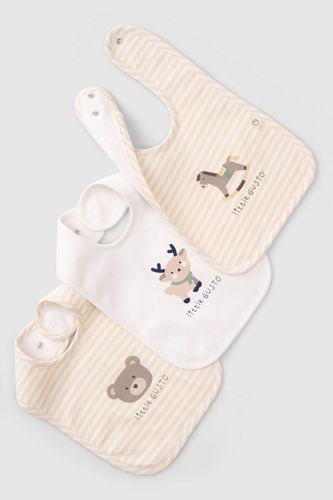 3-Pack Waterproof Organic Cotton Feeding Bib – Playtime