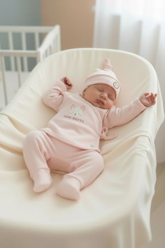 Organic Cotton 10-Piece Pink Newborn Hospital Set