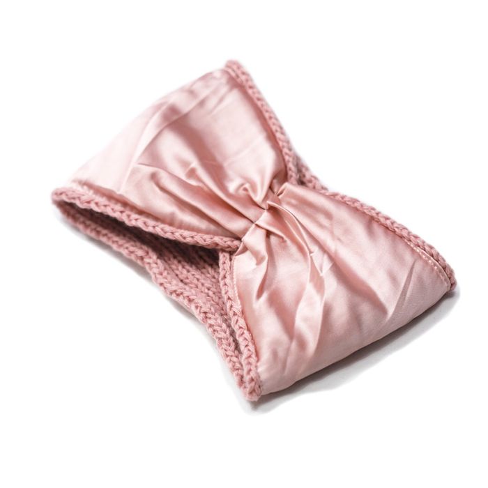 Silk Lined Knitted Headband