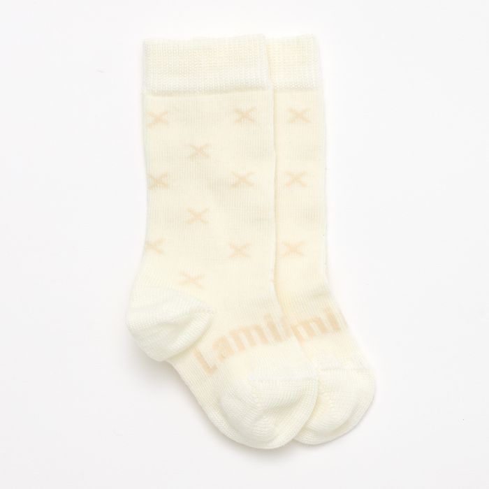 Merino wool baby knee-high socks