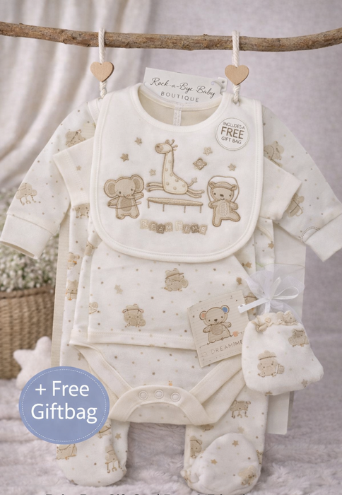Luxury Baby Boy Gift Set – Bear & Friends Collection (NB-6 Months) - NK05