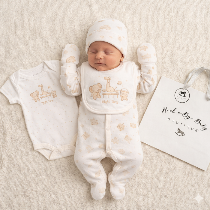 Luxury Baby Boy Gift Set – Bear & Friends Collection (NB-6 Months) - NK05