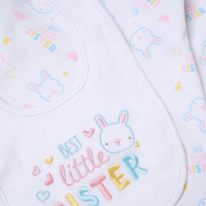 Luxury Newborn Baby Gift Set – “Best Little Sister” (NB–6 Months) - NK05