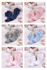 Baby Knee High Socks – Pom Pom & Bow Styles | Soft Cotton Newborn & Toddler Socks - NK05