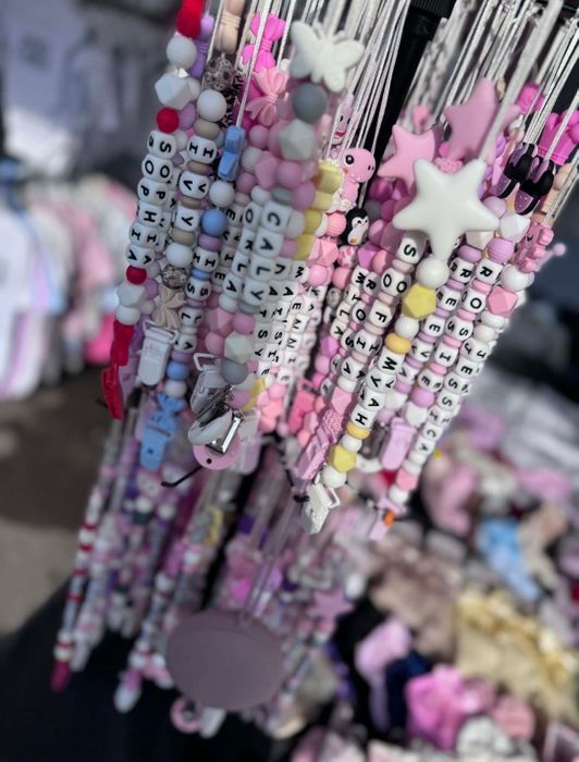 Custom Baby Dummy Clips – Handmade & Personalised | Popular Event Bestseller - NK05