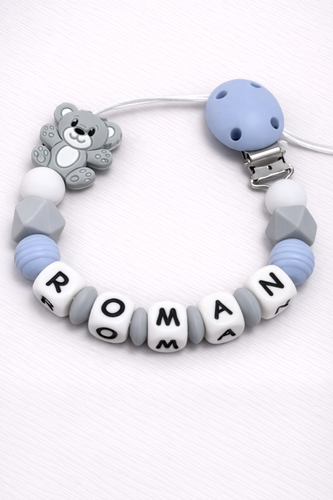 Baby Pacifier Clips with Name – Personalised Dummy Holders