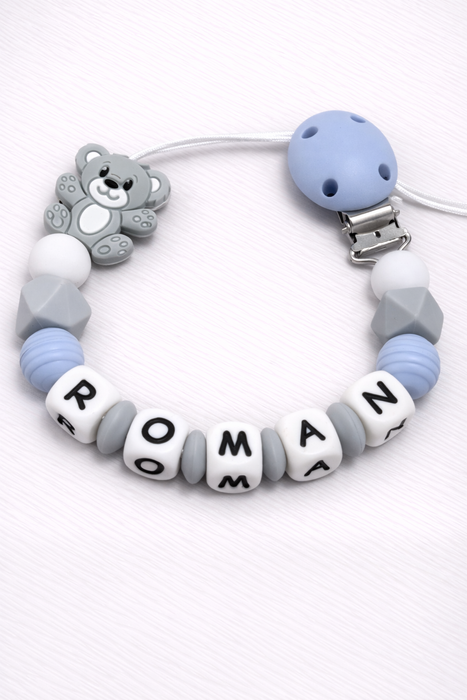 Baby Pacifier Clips with Name – Personalised Dummy Holders